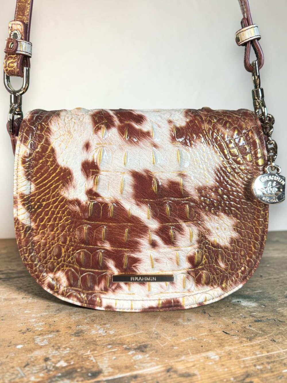 Brahmin Melbourne Collection "Summer Rodeo" Flap Crossbody Bag - New